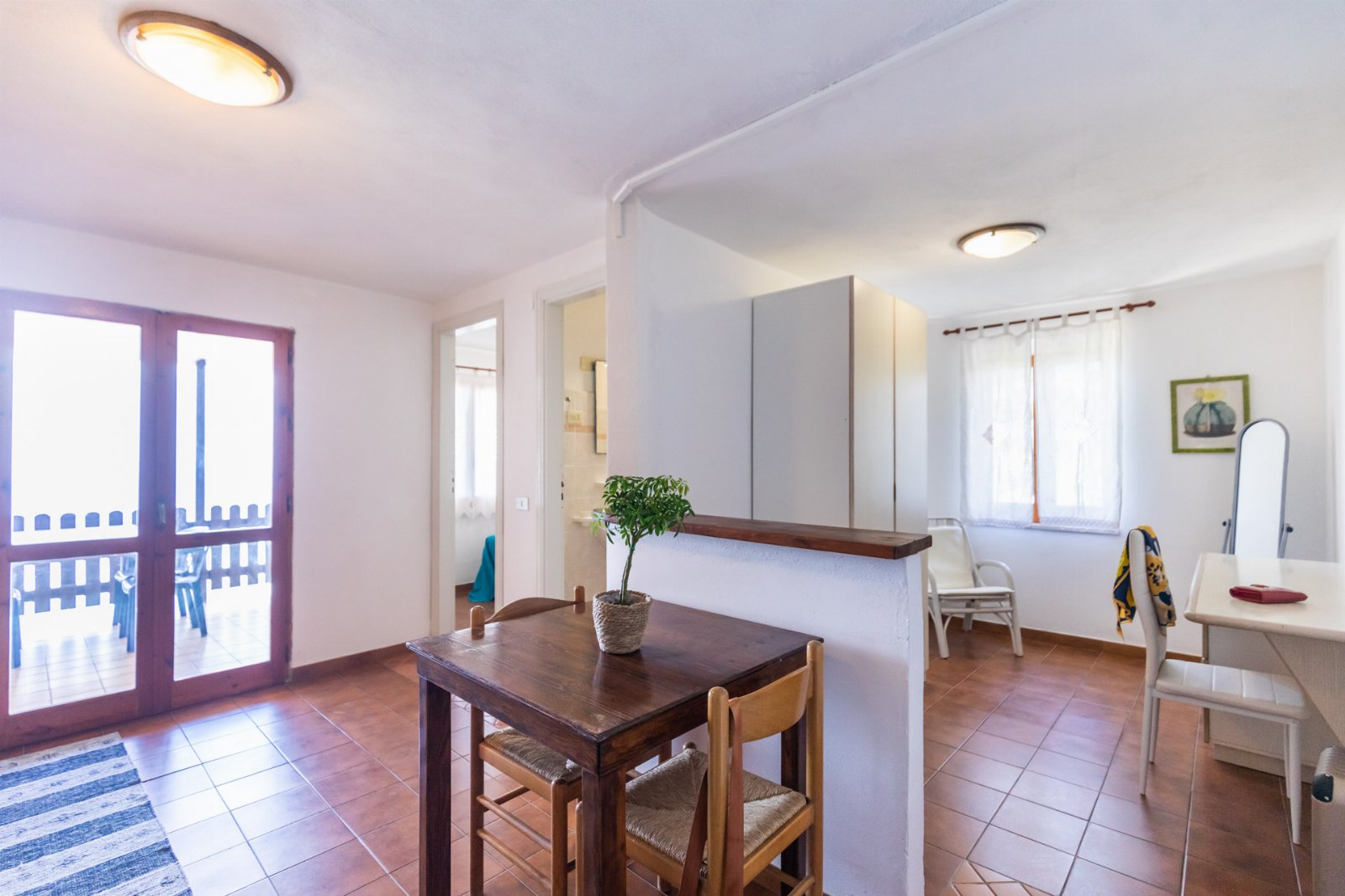 Capo Vaticano: Appartamento Bilocale 2 posti con cucina e vista mare. Spiaggia privata. Sunset Yoga.