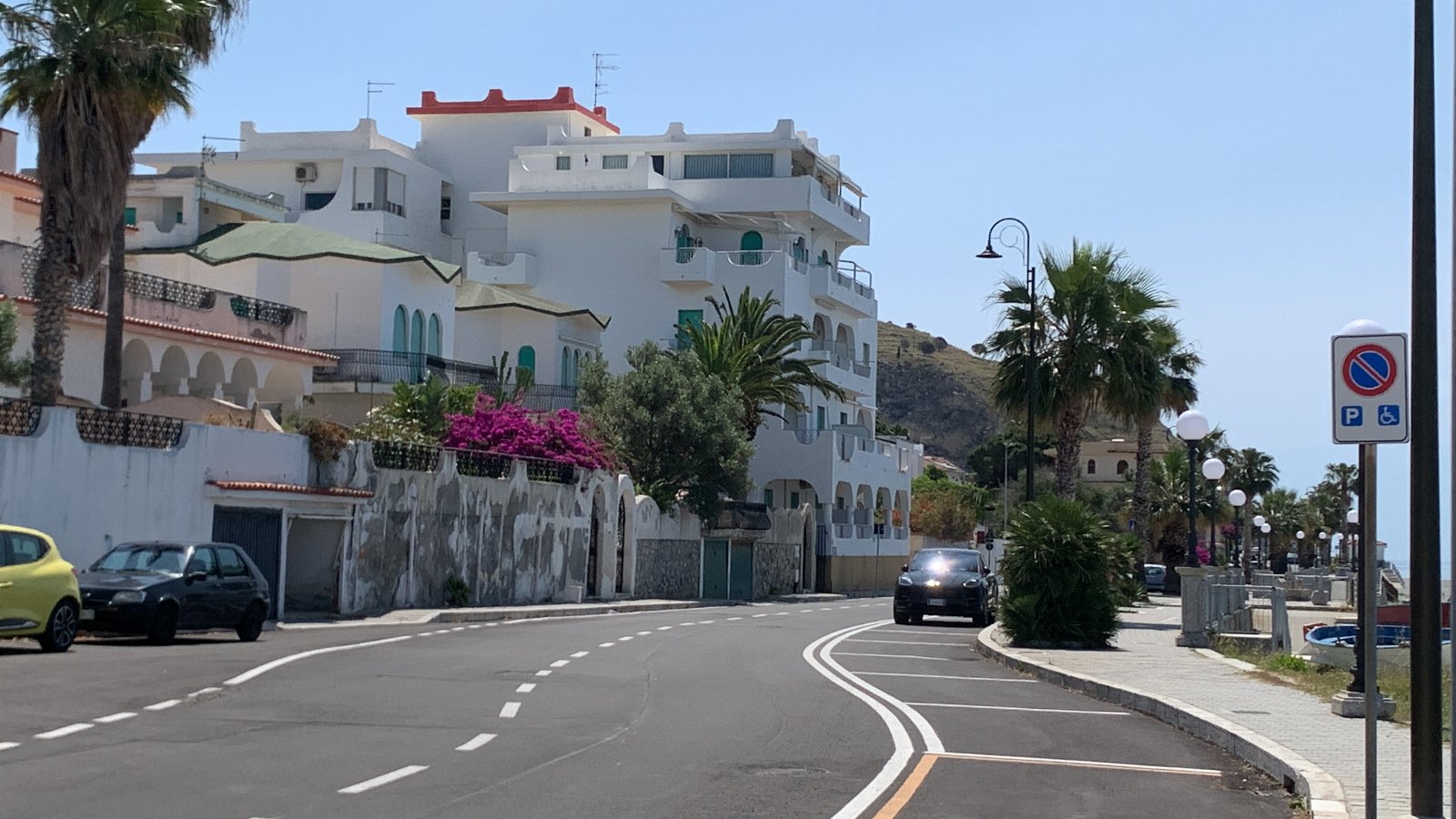 Seafront apartments overlooking the coast of Calabria