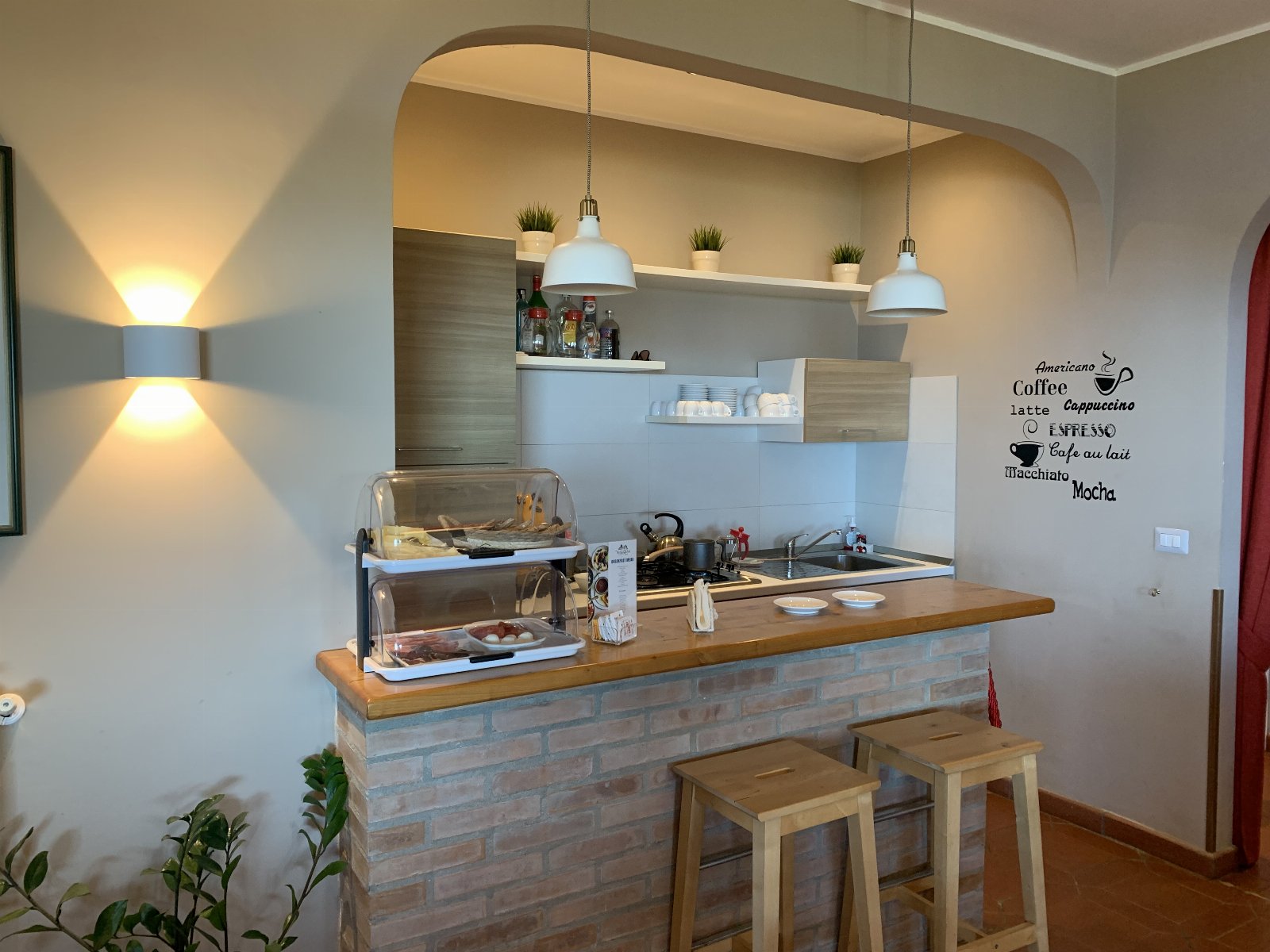 Villa con piscina vista mare