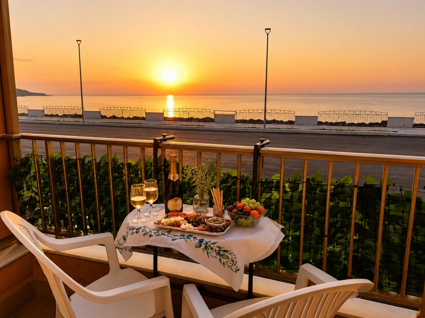 Fronte mare. Tramonti e relax