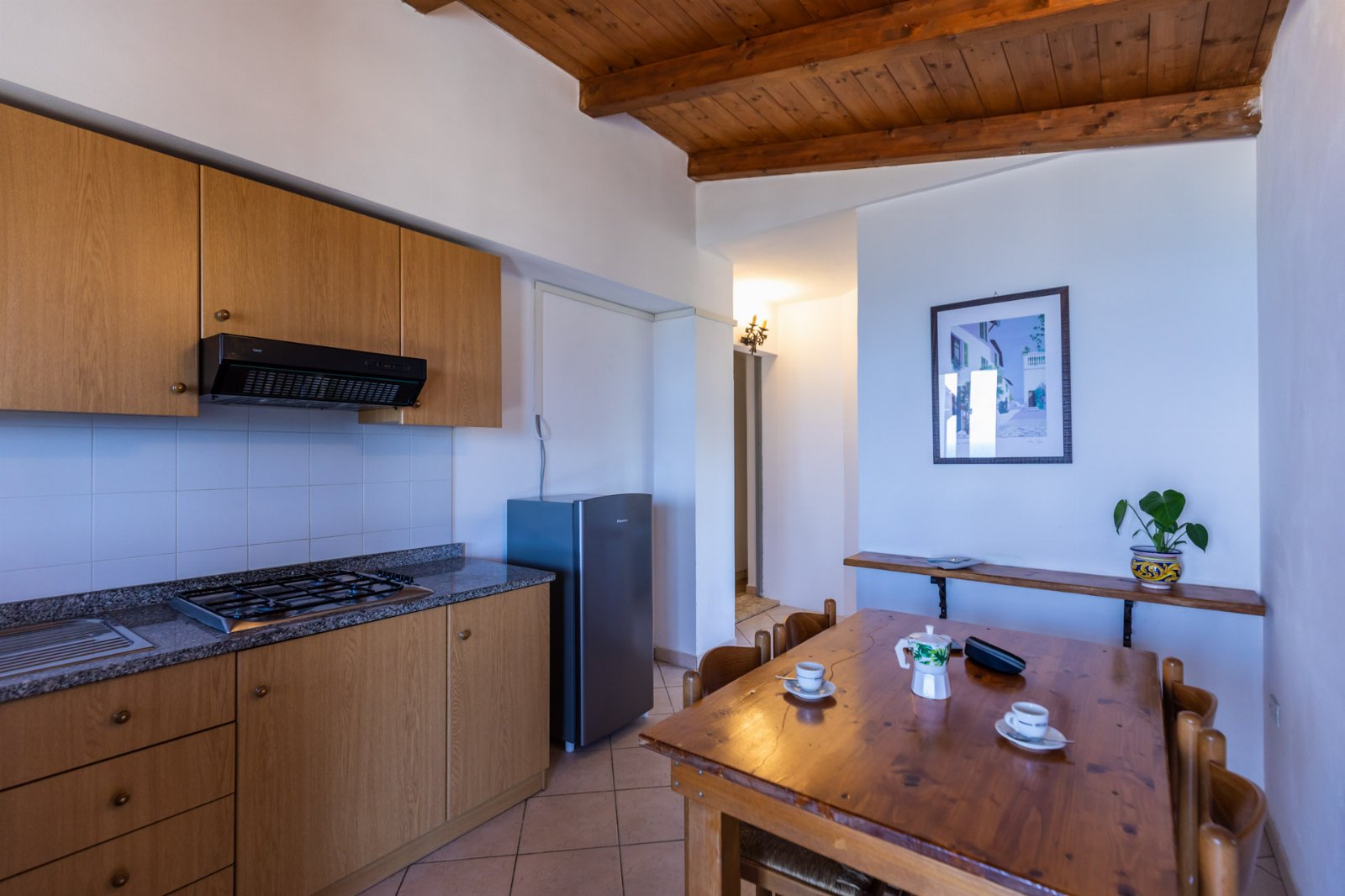 Capo Vaticano: Appartamenti Trilocale 3 posti con cucina vista mare. Spiaggia privata. Sunset Yoga