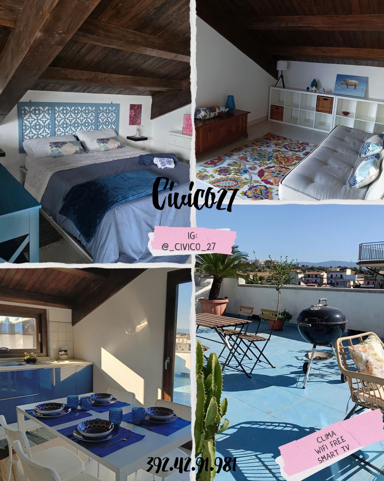 Mansarda con terrazzo