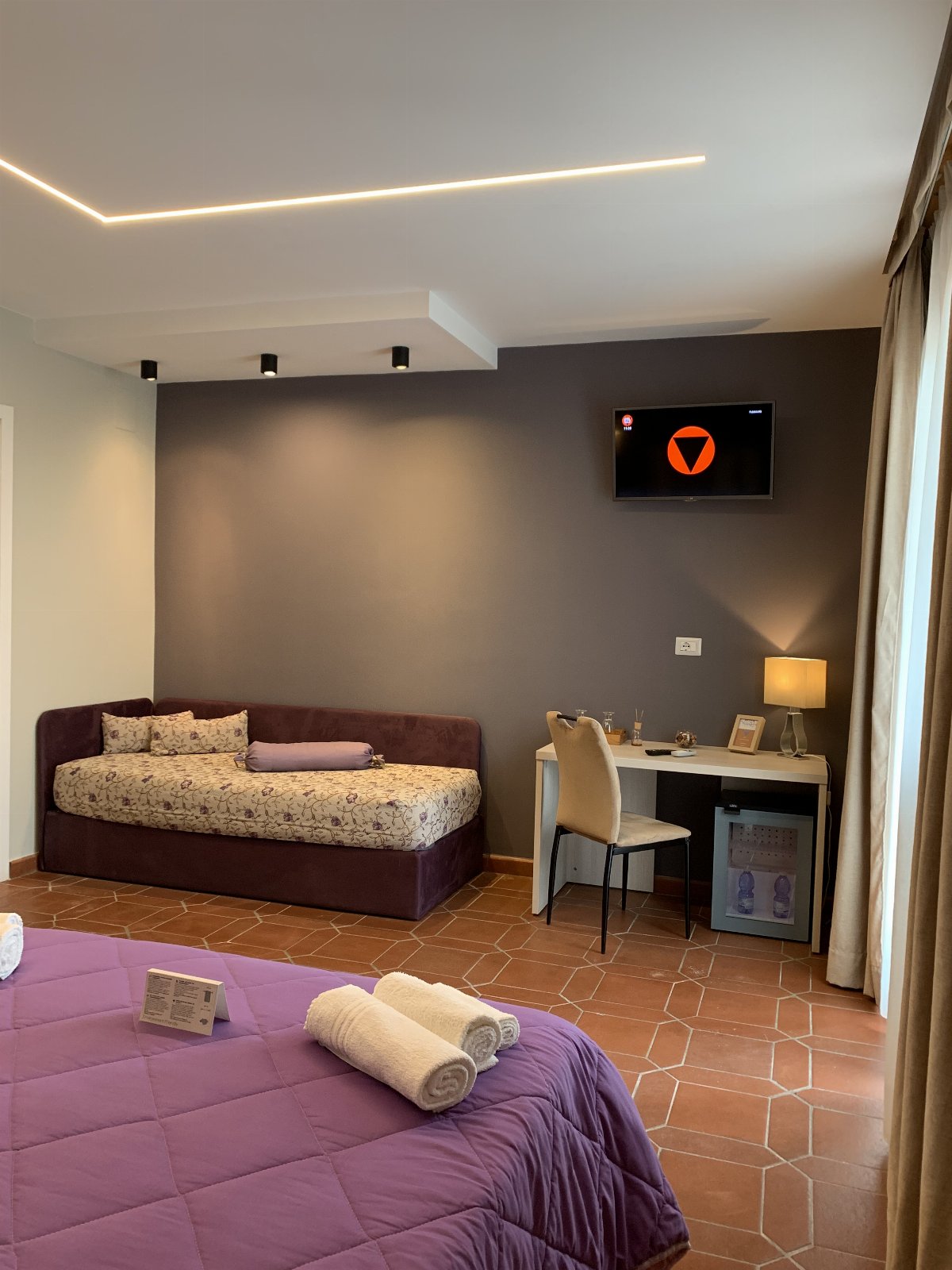 Villa con piscina vista mare